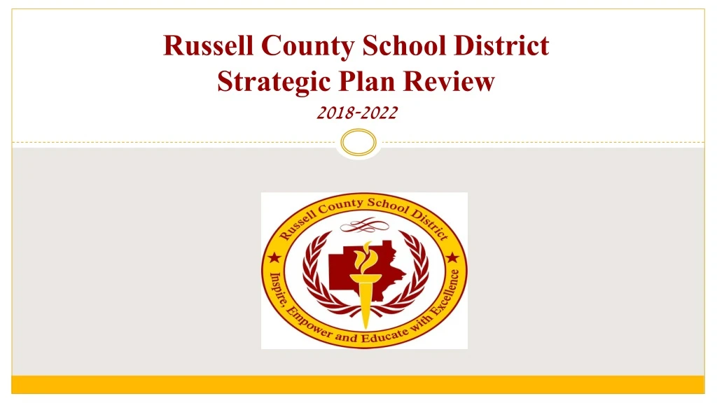 russell county school district strategic plan review 2018 2022