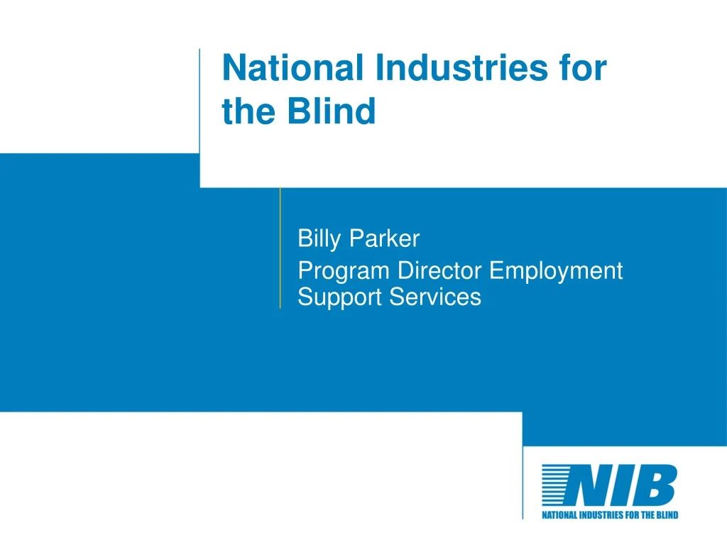 national industries for the blind