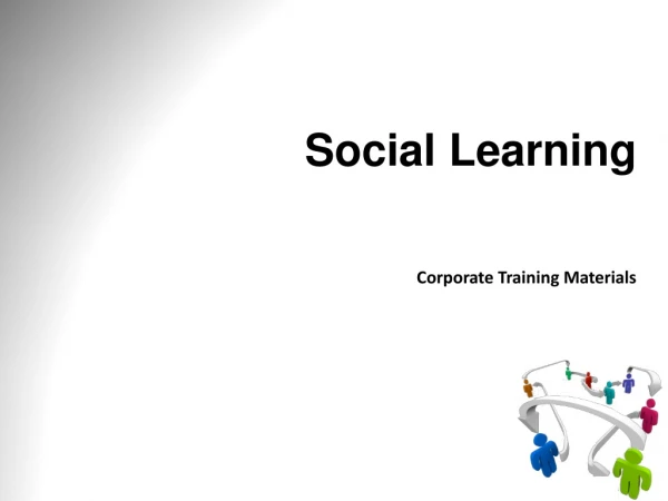 Social Learning Corporate Training Materials