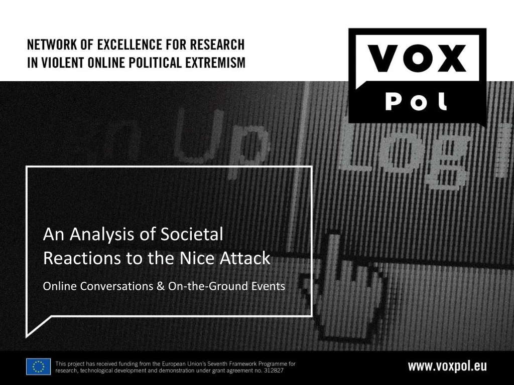 an analysis of societal reactions to the nice attack