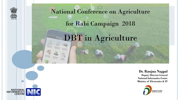 National Conference on Agriculture for Rabi Campaign 2018 DBT in Agriculture