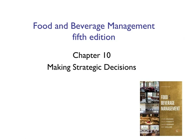 Food and Beverage Management fifth edition