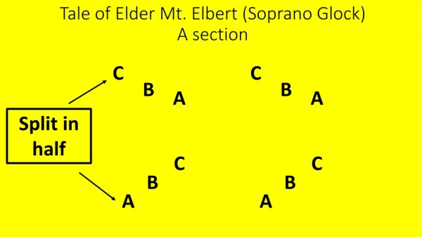 Tale of Elder Mt. Elbert (Soprano Glock ) A section