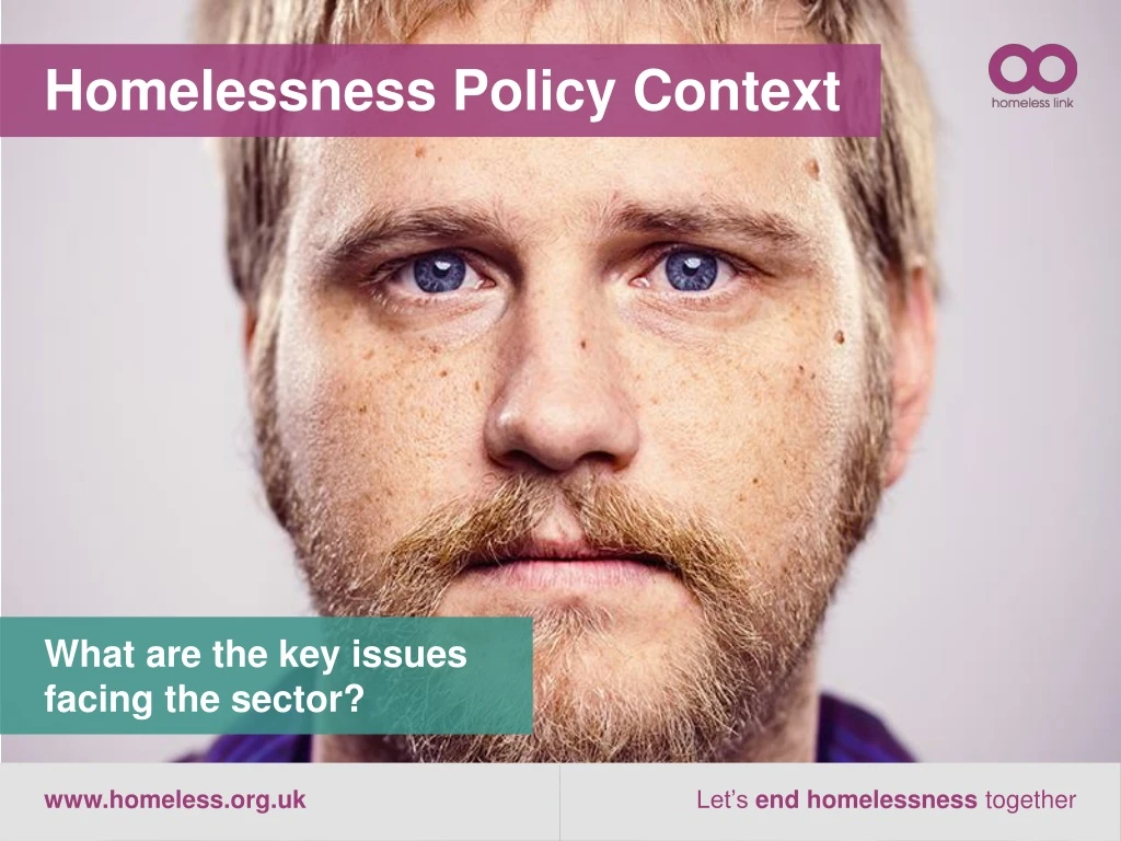 homelessness policy context