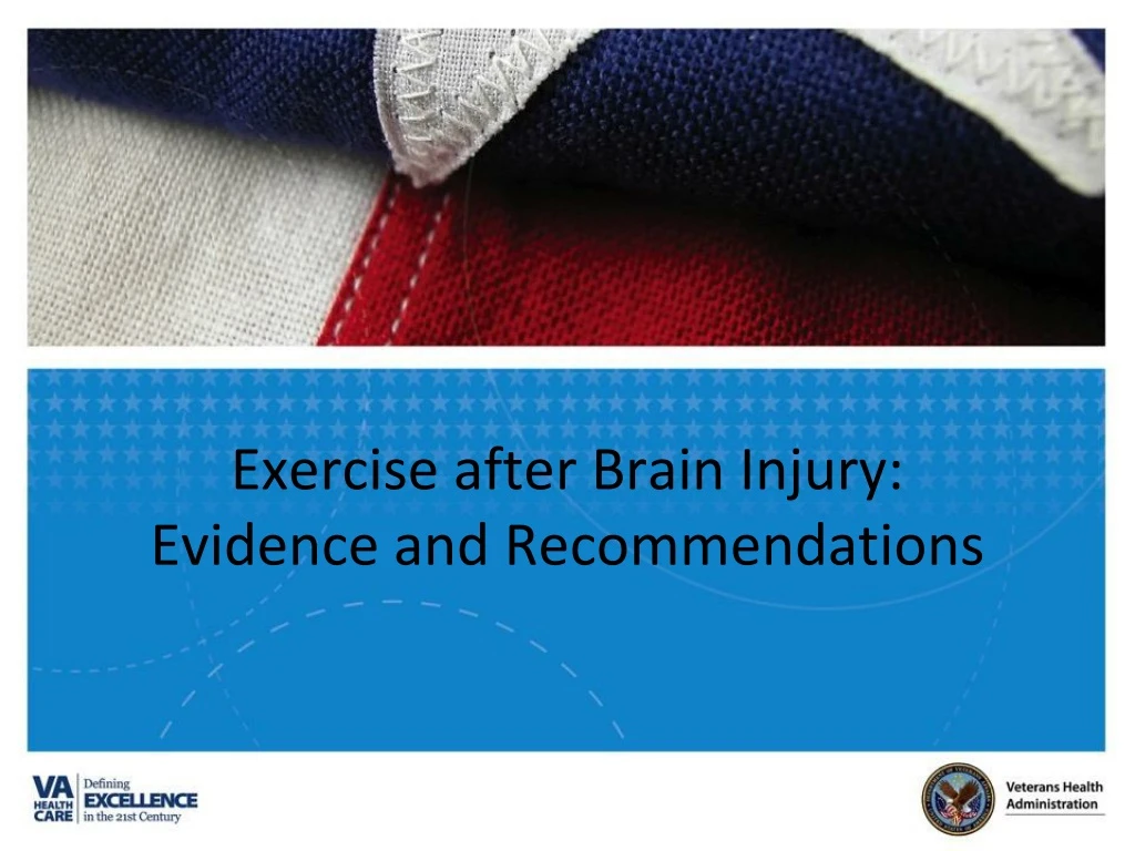exercise after brain injury evidence and recommendations