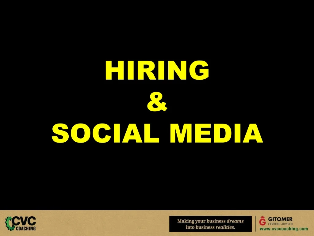 hiring social media