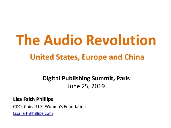 Lisa Faith Phillips CDO, China-U.S. Women’s Foundation LisaFaithPhillips