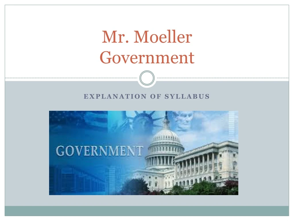 mr moeller government