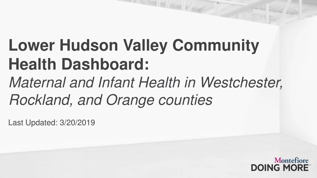 lower hudson valley community health dashboard