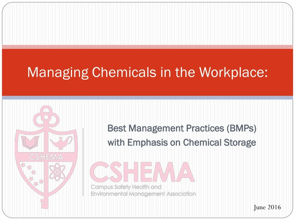 managing chemicals in the workplace