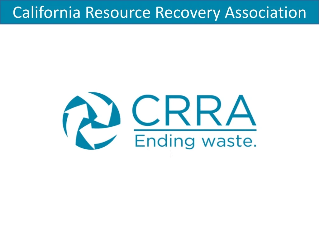 california resource recovery association