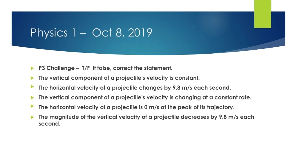 physics 1 oct 8 2019