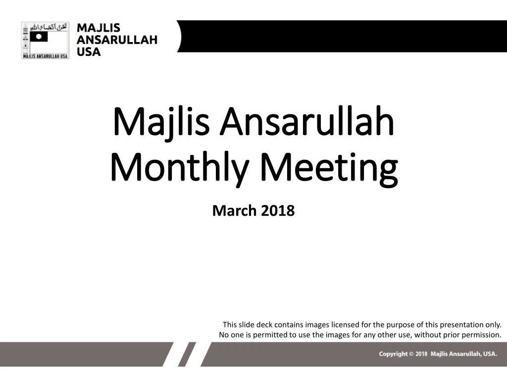 majlis ansarullah monthly meeting