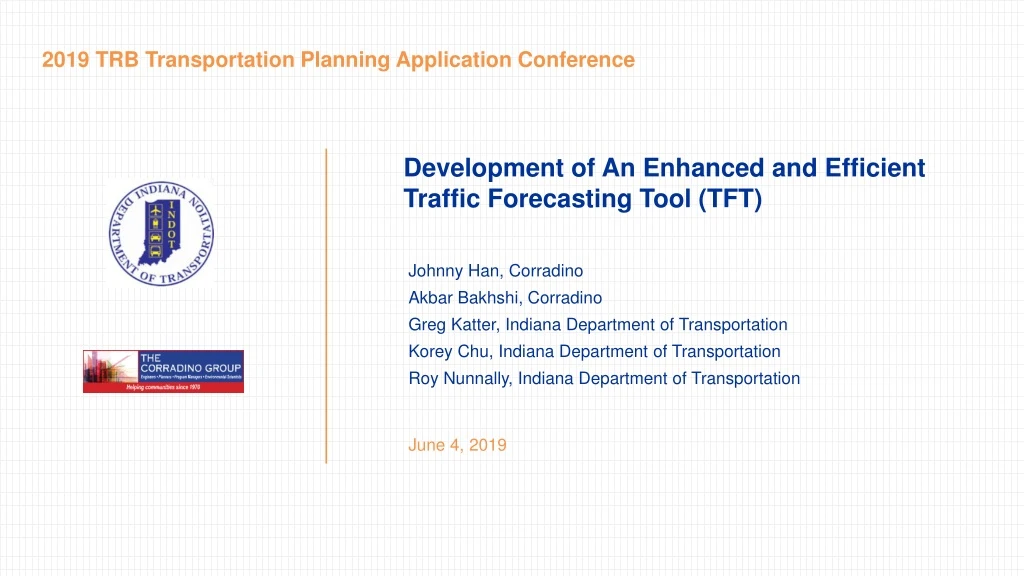2019 trb transportation planning application