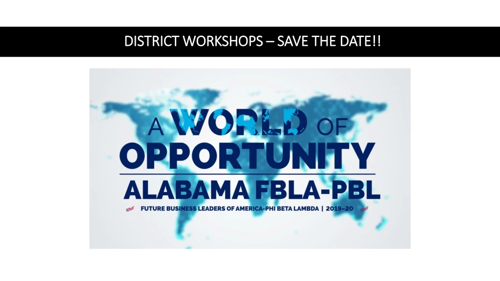 district workshops save the date