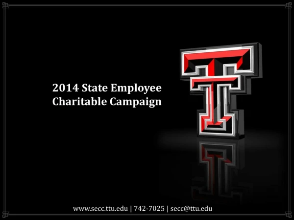 2014 State Employee Charitable Campaign