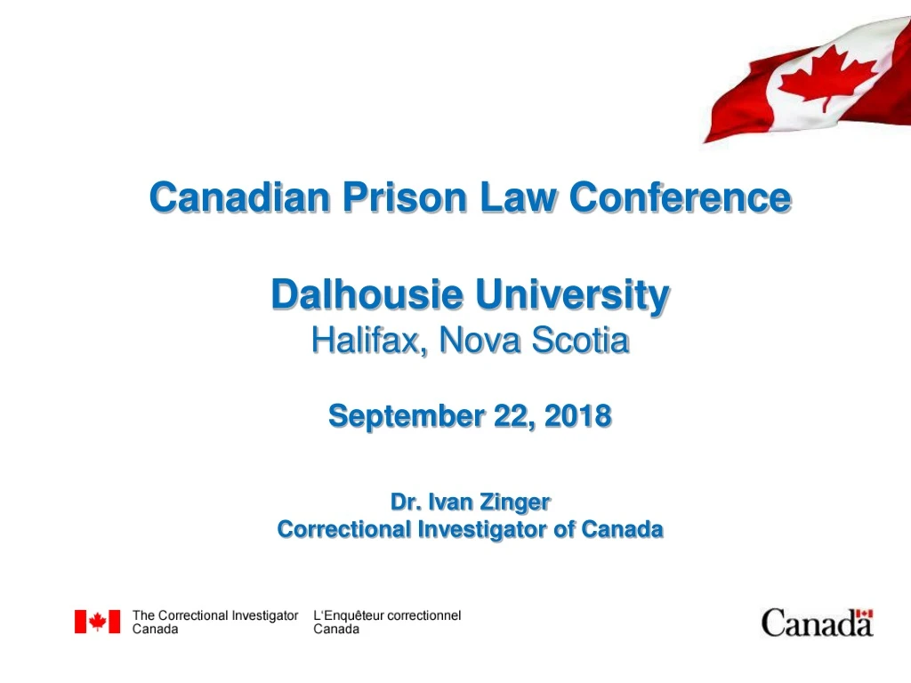 canadian prison law conference dalhousie