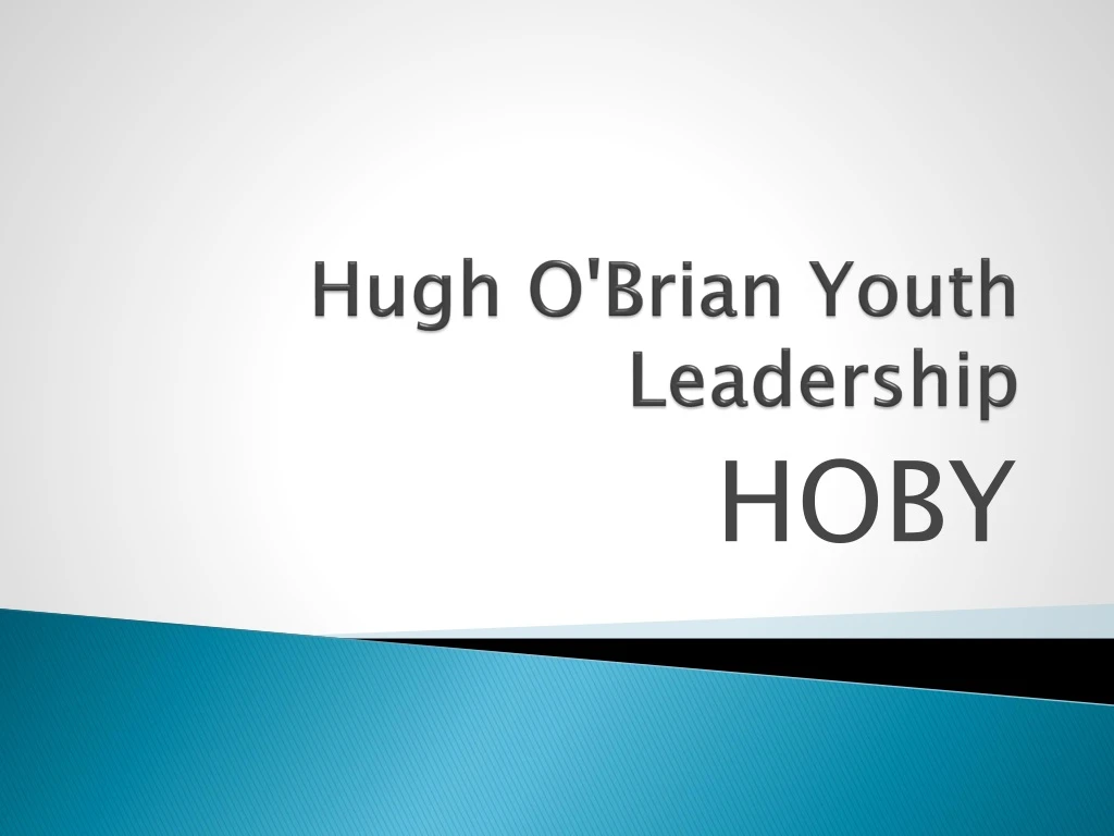 hugh o brian youth leadership