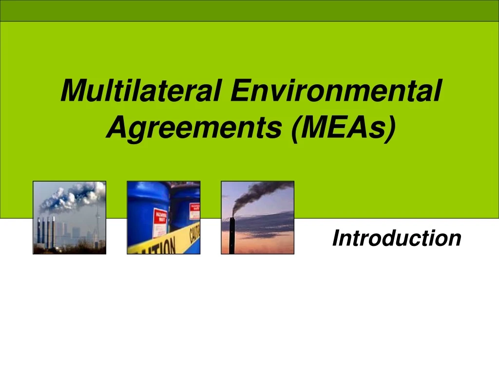 multilateral environmental agreements meas