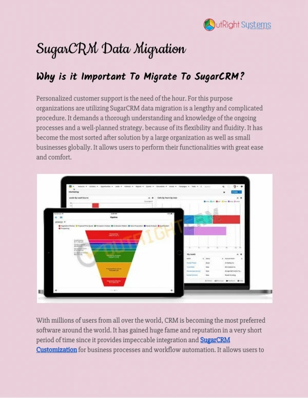 SugarCRM Data Migration - Migration Service | Outright Store