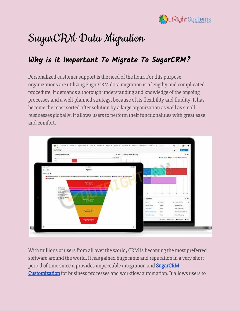 sugarcrm data migration why is it important