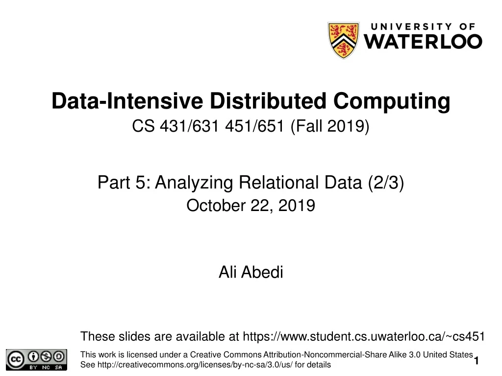 data intensive distributed computing