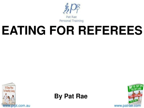 EATING FOR REFEREES