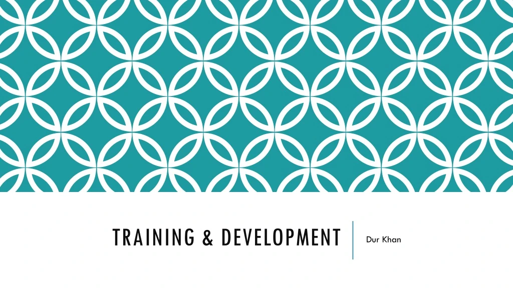 training development