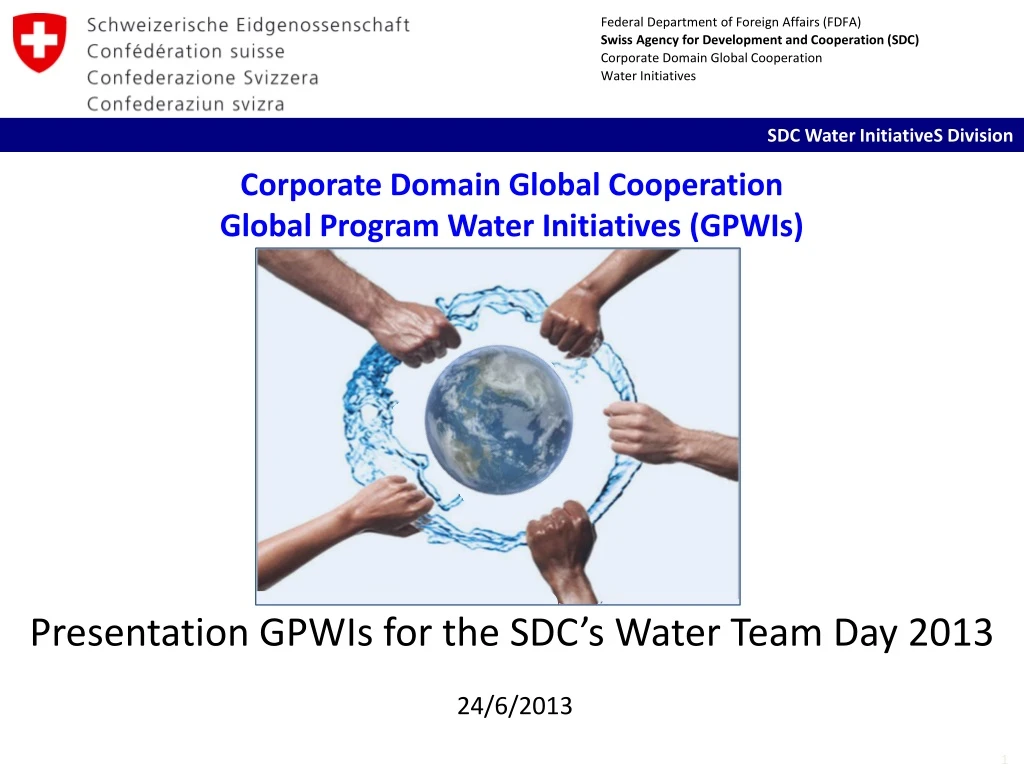 corporate domain global cooperation global program water initiatives gpwis