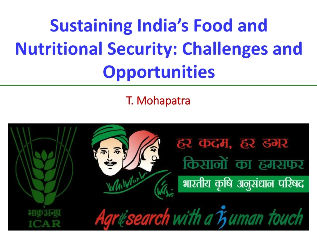 sustaining india s food and nutritional security
