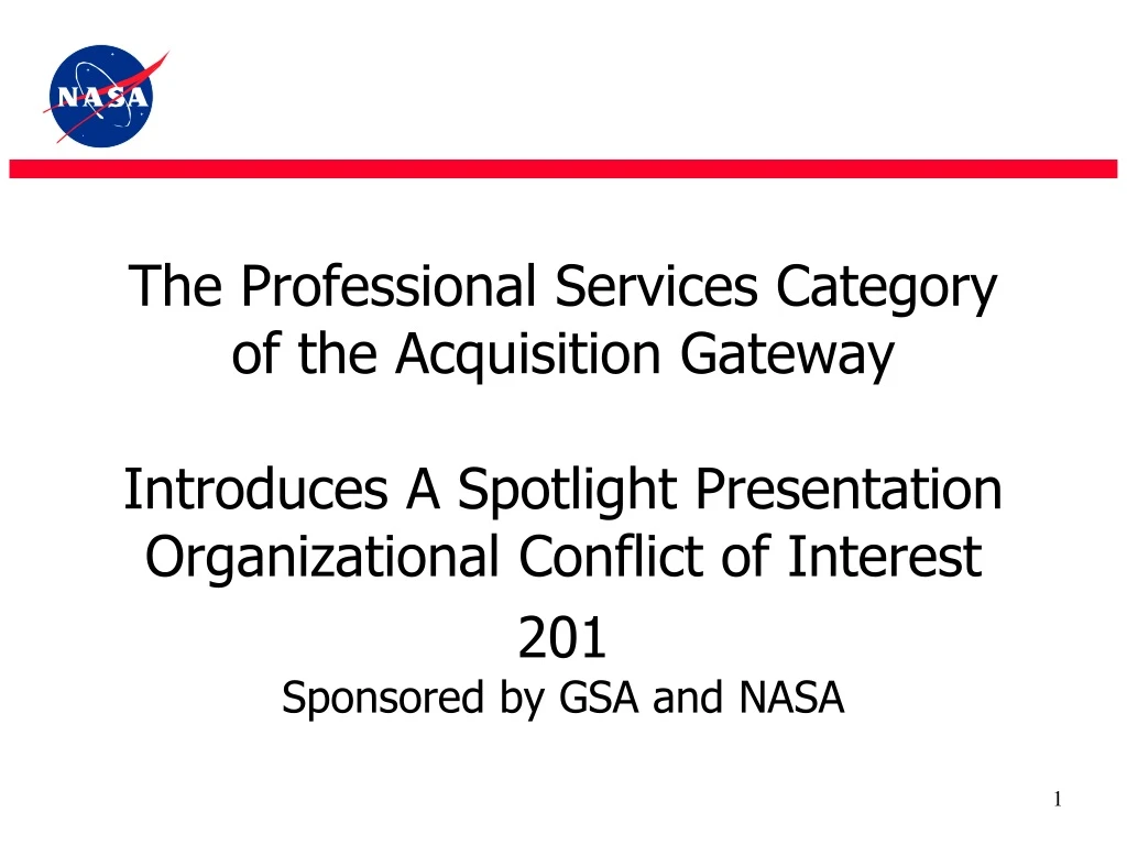 the professional services category
