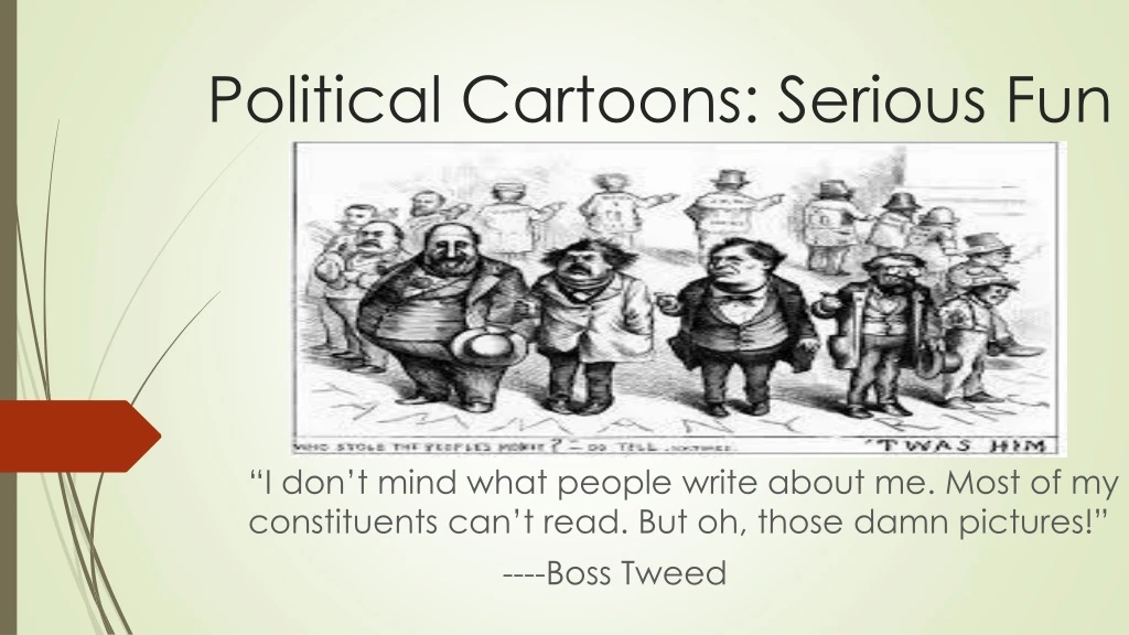 political cartoons serious fun