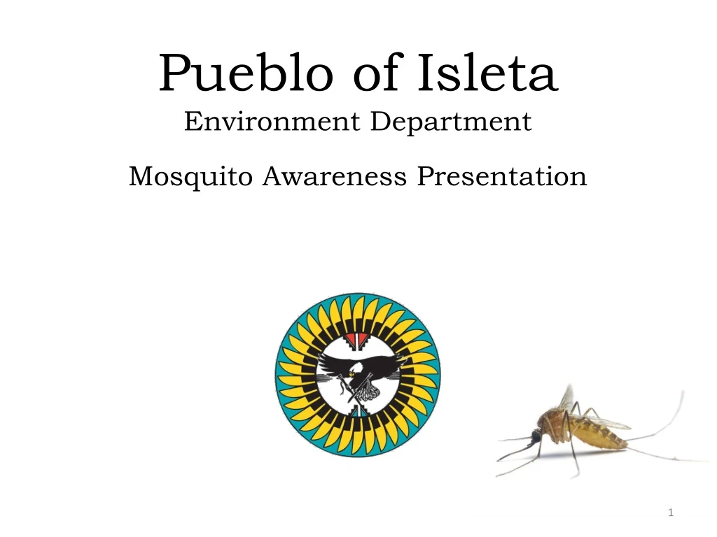 pueblo of isleta environment department mosquito