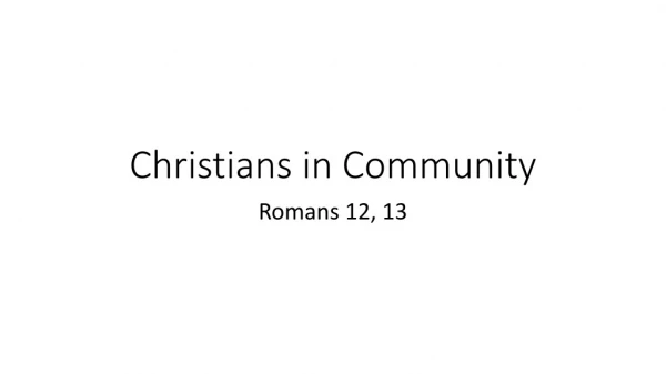 Christians in Community