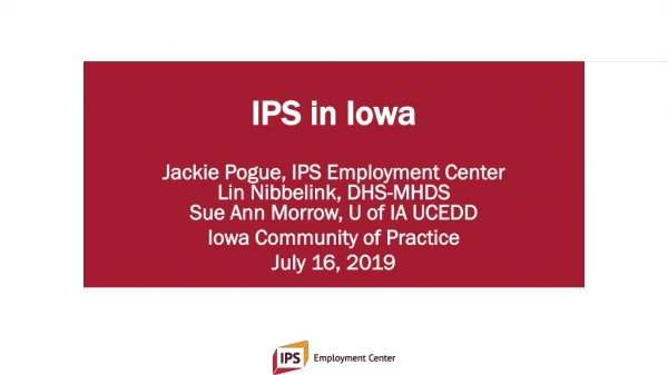 IPS in Iowa