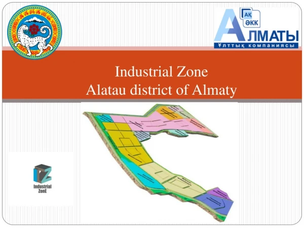 Industrial Zone Alatau district of Almaty