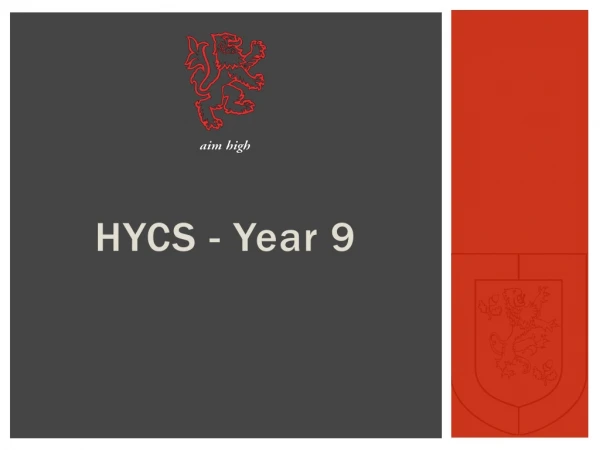 HYCS - Year 9