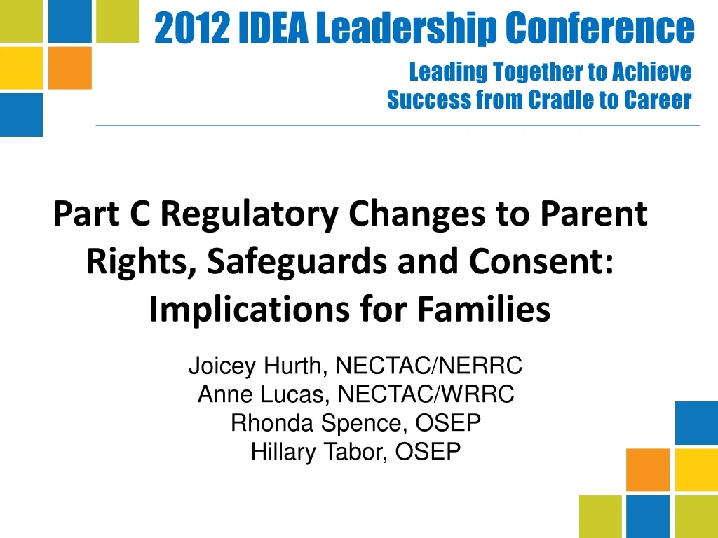 part c regulatory changes to parent rights safeguards and consent implications for families