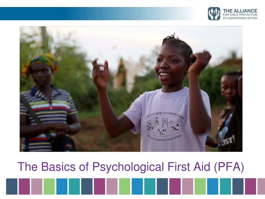 the basics of psychological first aid pfa