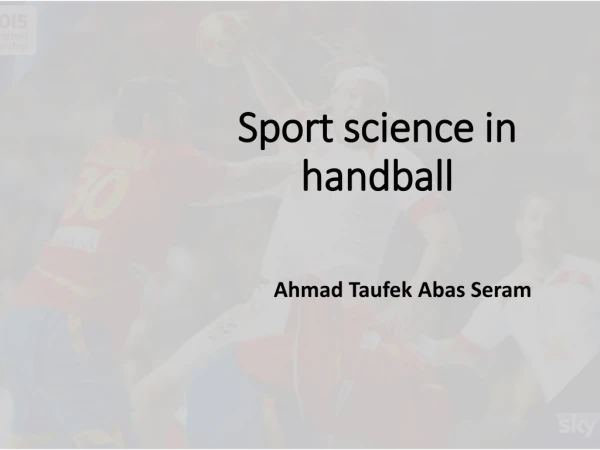 Sport science in handball