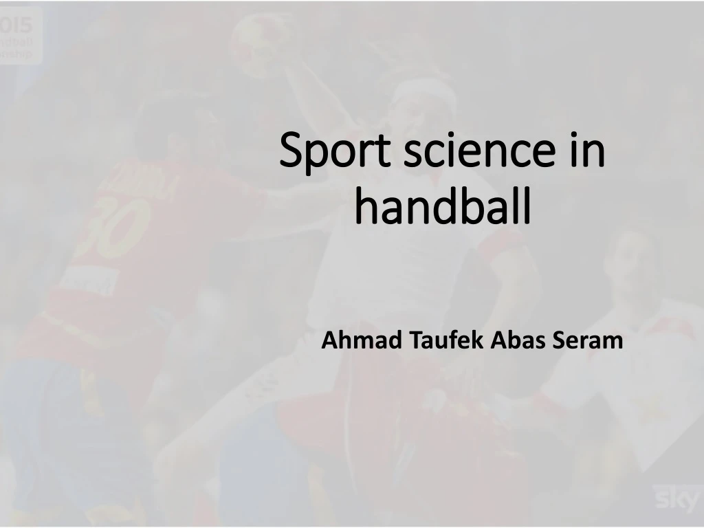 sport science in handball