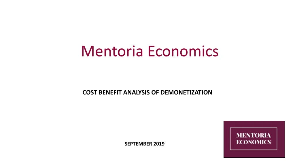 mentoria economics