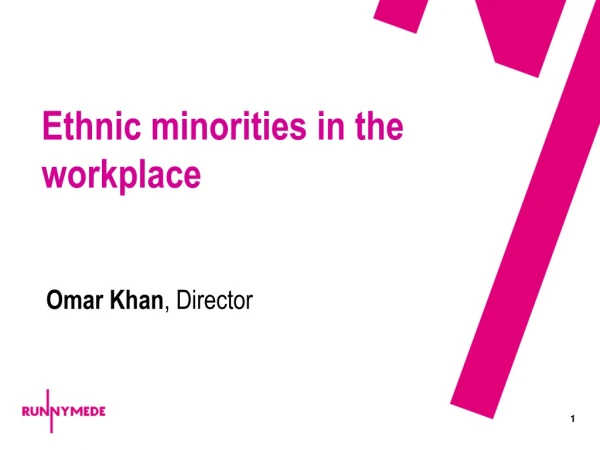 Ethnic minorities in the workplace