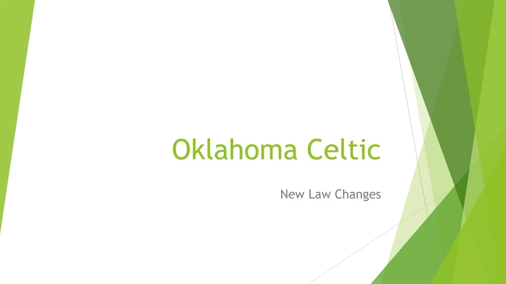 oklahoma celtic