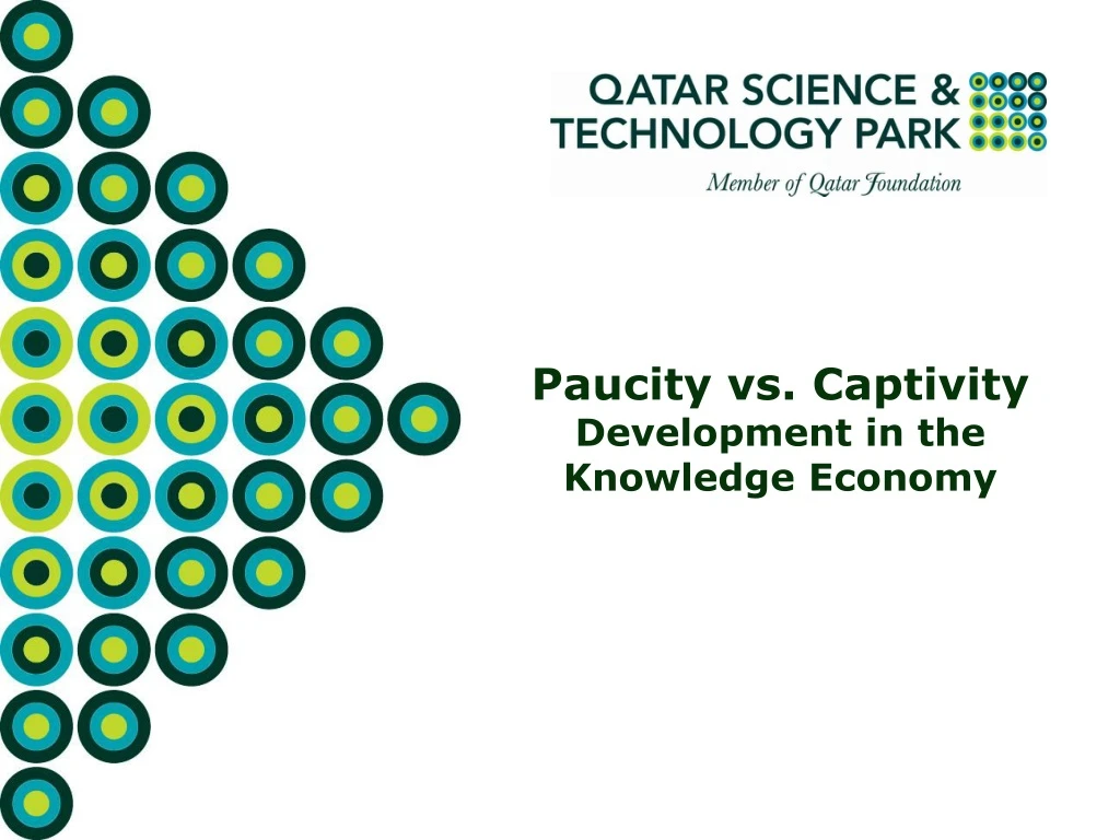 paucity vs captivity development in the knowledge
