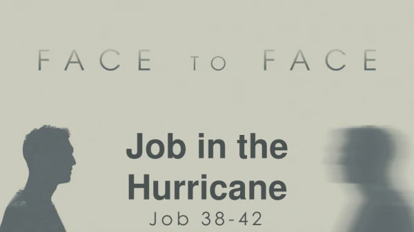 Job in the Hurricane Job 38-42