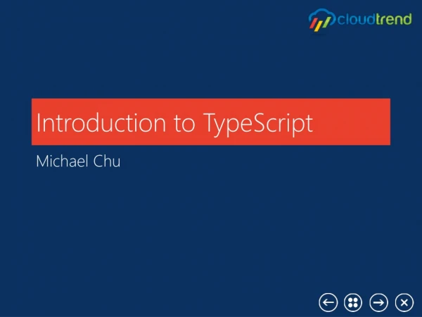 Introduction to TypeScript