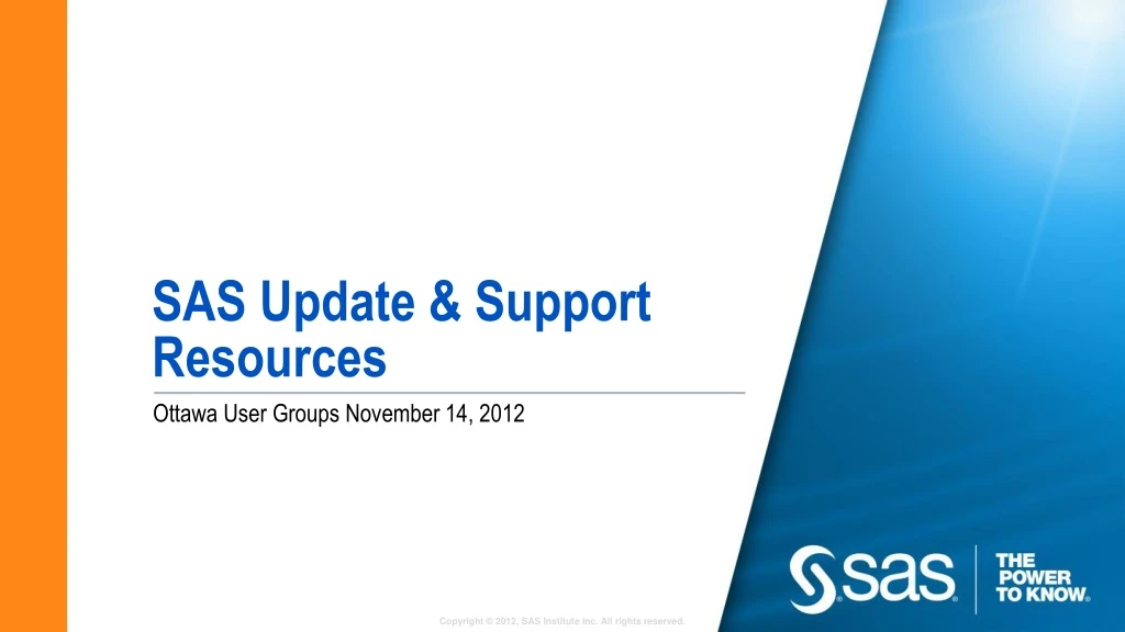sas update support resources