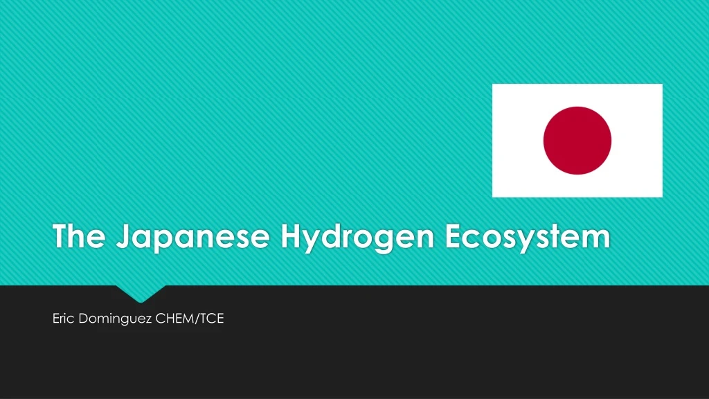 the japanese hydrogen ecosystem