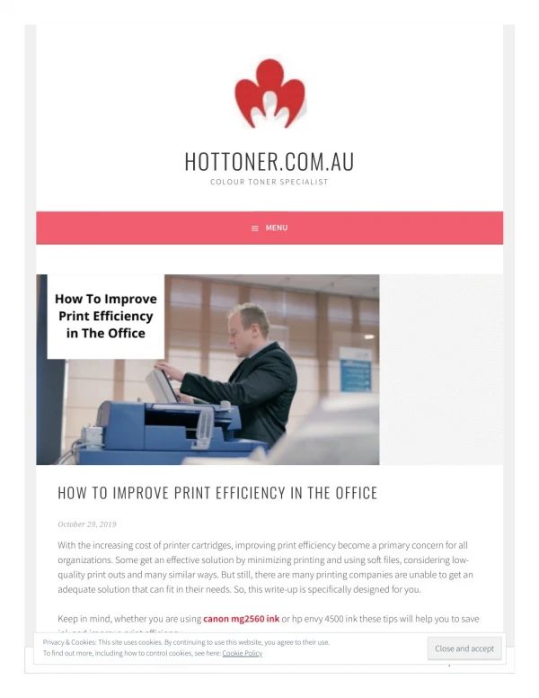 How To Improve Print Efficiency in The Office